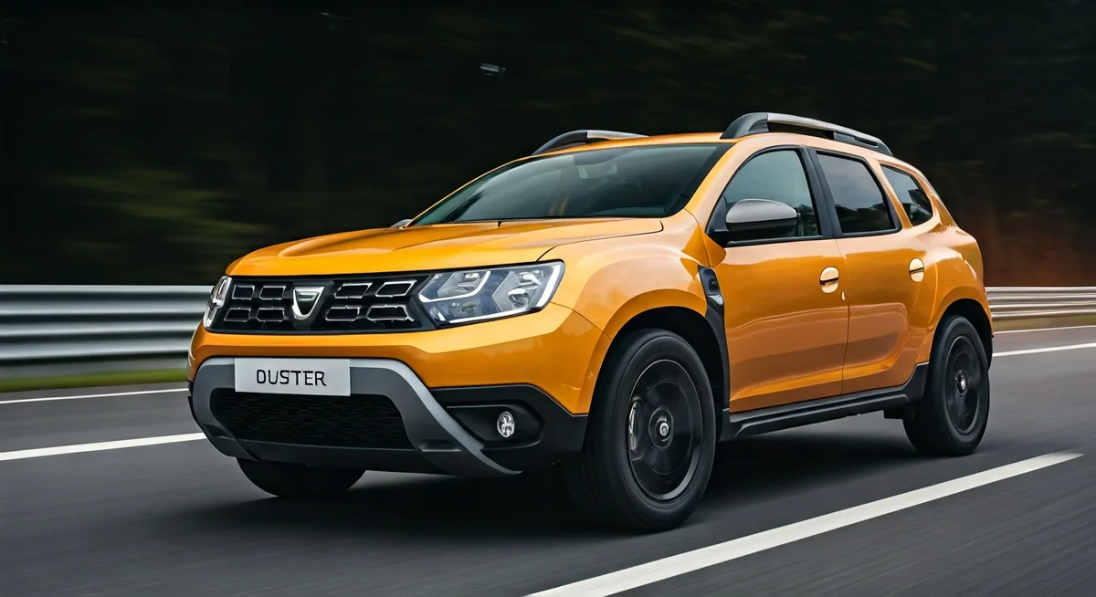 Detailní pohled na hrubý vzorek All-Terrain pneumatiky vhodné pro Dacia Duster