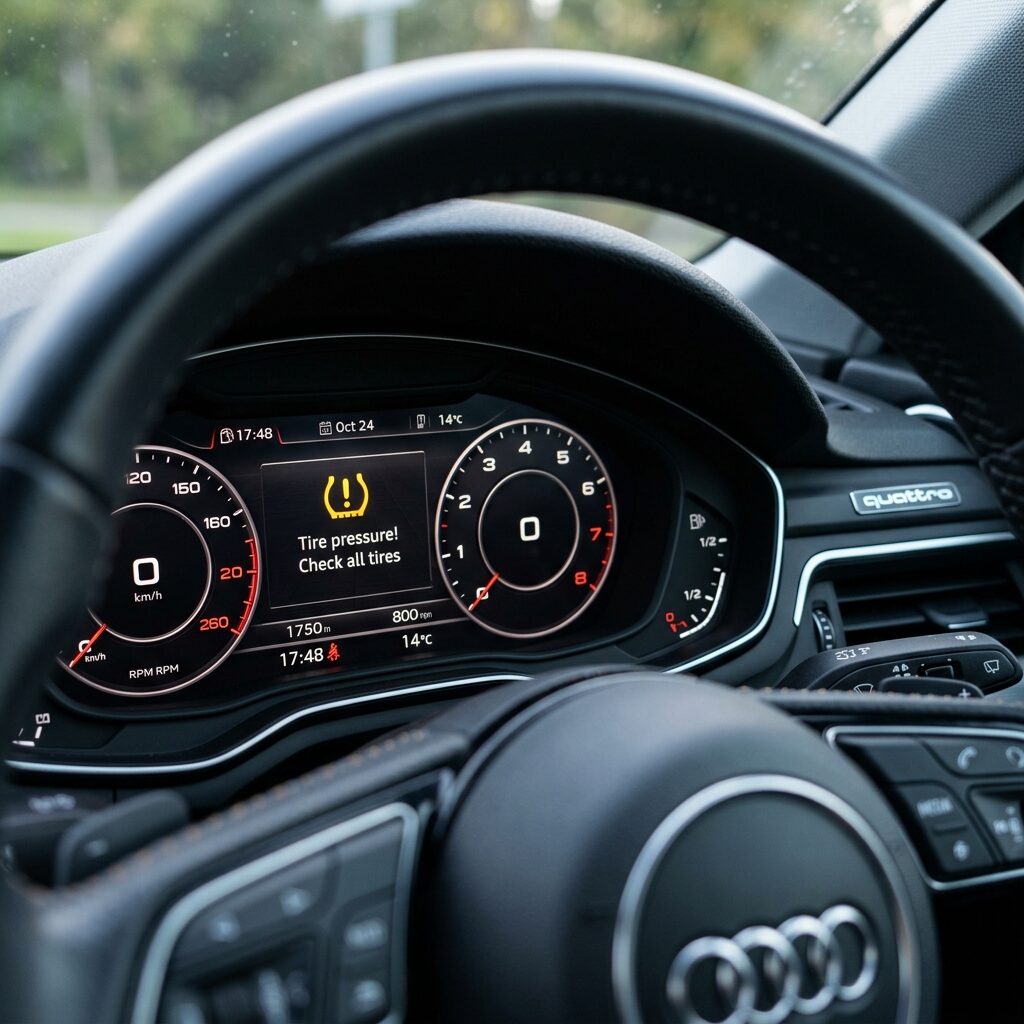 Jak resetovat kontrolu tlaku v pneumatikách (TPMS) na Audi A4: Rychlý návod krok za krokem