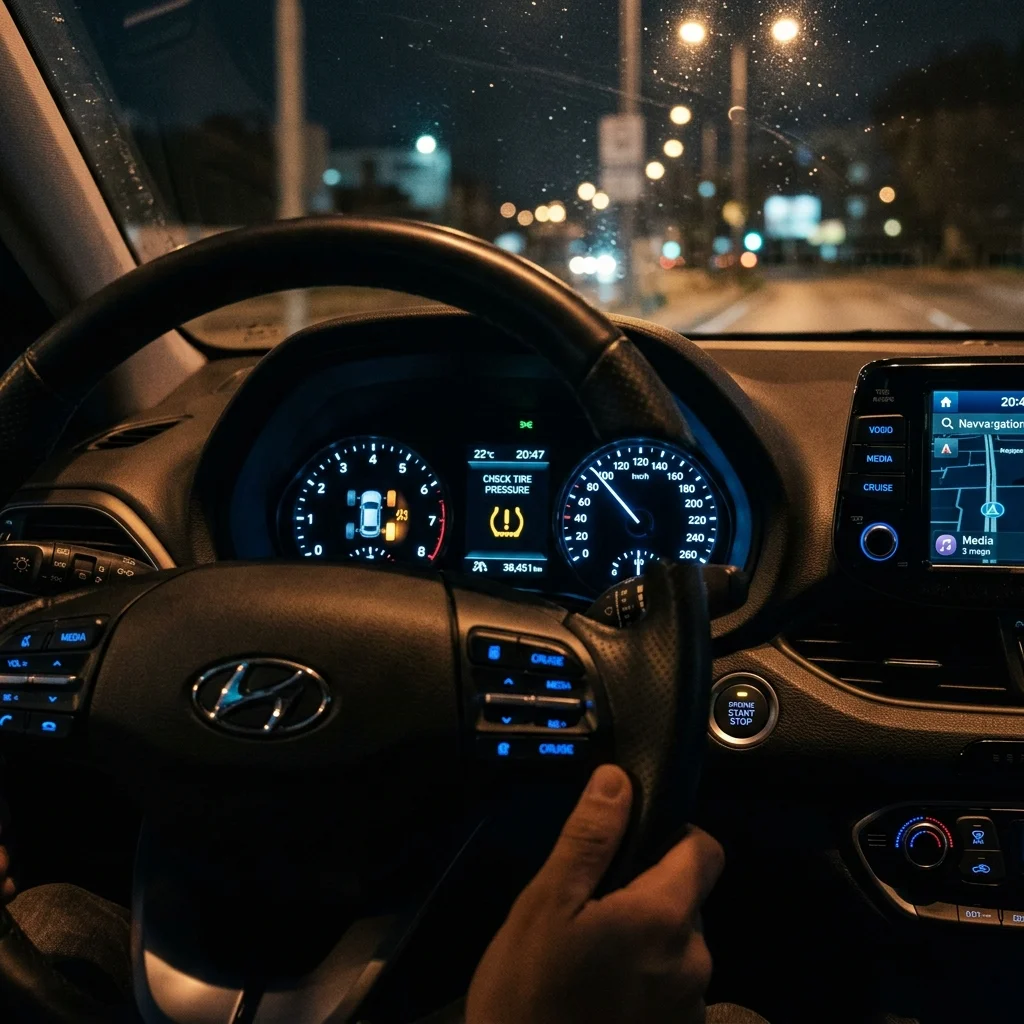 hyundai i30 senzor tlaku v pneumatikach jak funguje