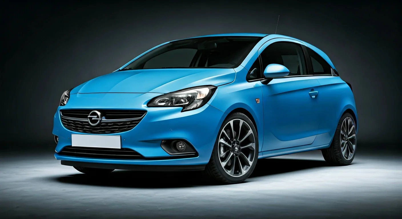 Detail prémiové pneumatiky obuté na litém kole modelu Opel Corsa